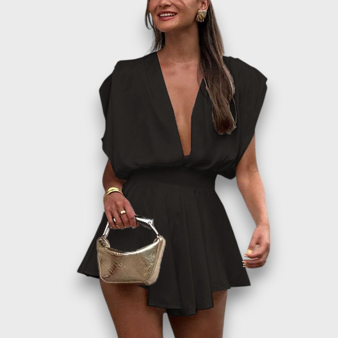 Arianne – Eleganter Jumpsuit mit V-Ausschnitt