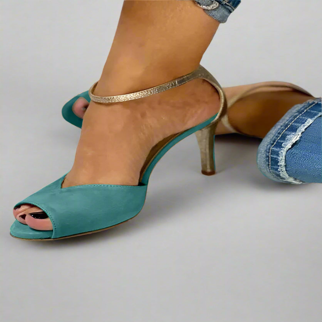 Romy | Elegante High Heels mit Komfortriemen