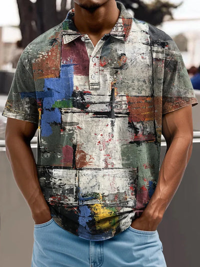 Finley™ | Buntes Statement-Hemd in Gemälde-Optik