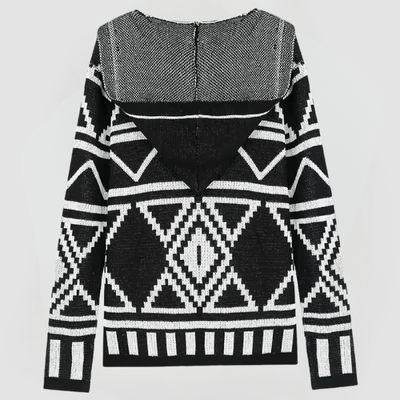 CONRAD - STRICKJACKE MIT GEOMETRISCHEM MUSTER