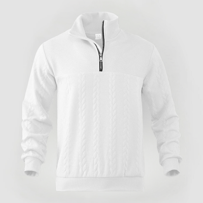 LARS - PULLOVER MIT VIERTELREISSVERSCHLUSS