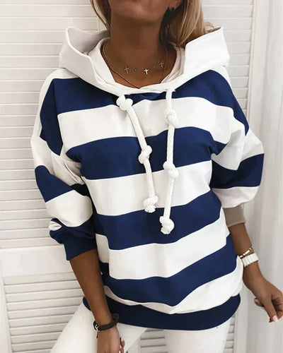 Haydée® | Modernes, lässiges gestreiftes Sweatshirt – ideal für Herbst/Winter