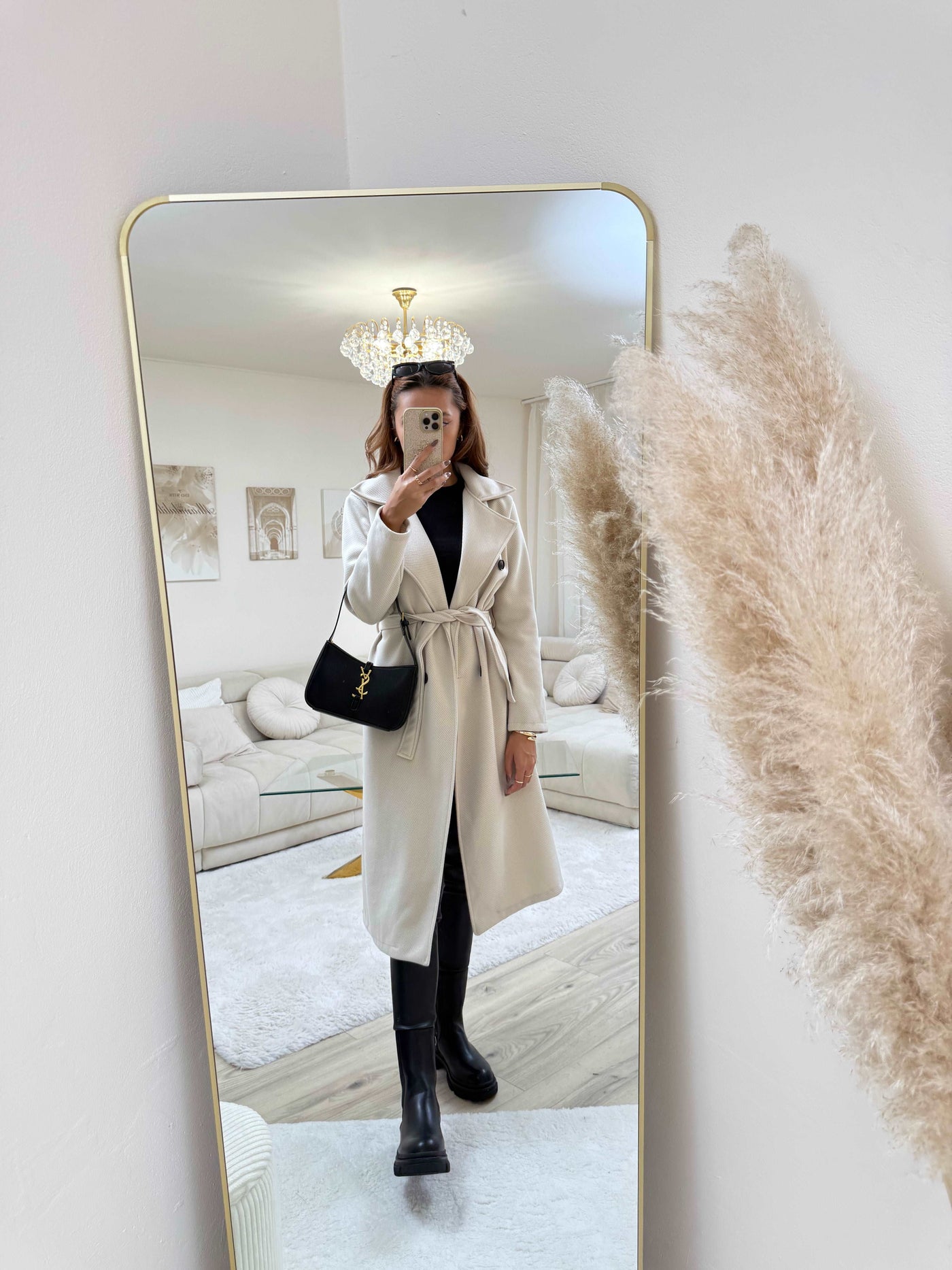 Cord-Trenchcoat-Mantel