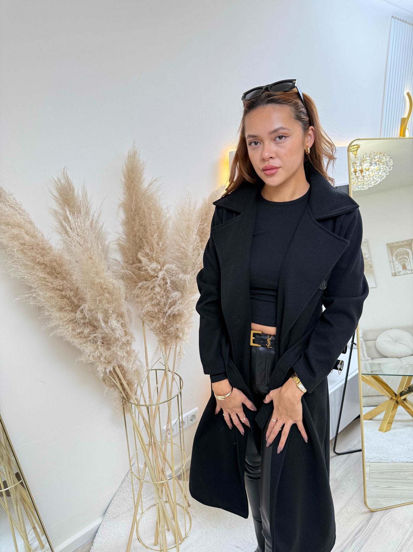 Cord-Trenchcoat-Mantel