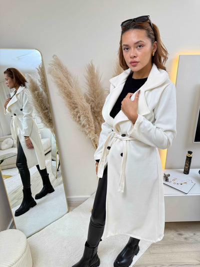 Cord-Trenchcoat-Mantel