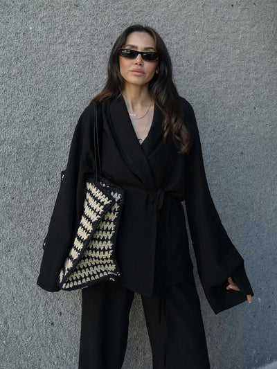 Gabriela® | Leinen-Kimono-Set