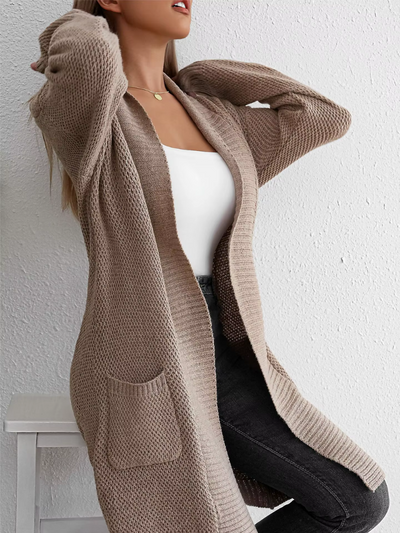 SOHEE – DER LANGSTRICK-CARDIGAN FÜR MODERNE ELEGANZ