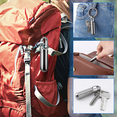 MedSafe Kompakter Pillenorganisator – Tragbares, wasserdichtes Medizinaschen für unterwegs