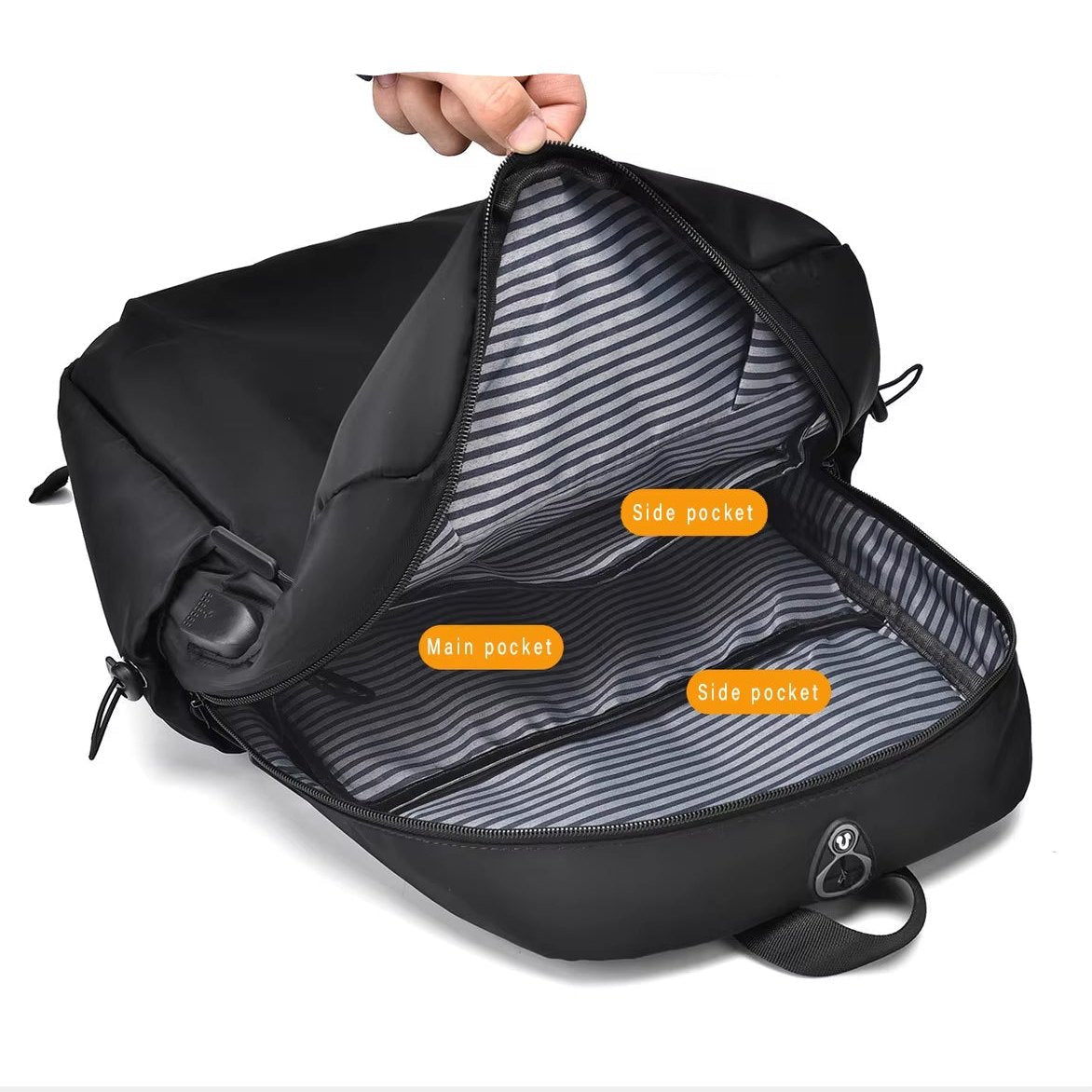 Herren Leichtgewicht Laptop Reise Rucksack | Mehrere Fächer