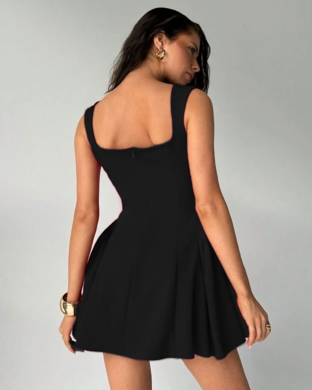 Hana® | Minikleid mit quadratischem Ausschnitt