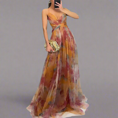 Prysentha | Elegantes Maxikleid mit fließendem Design