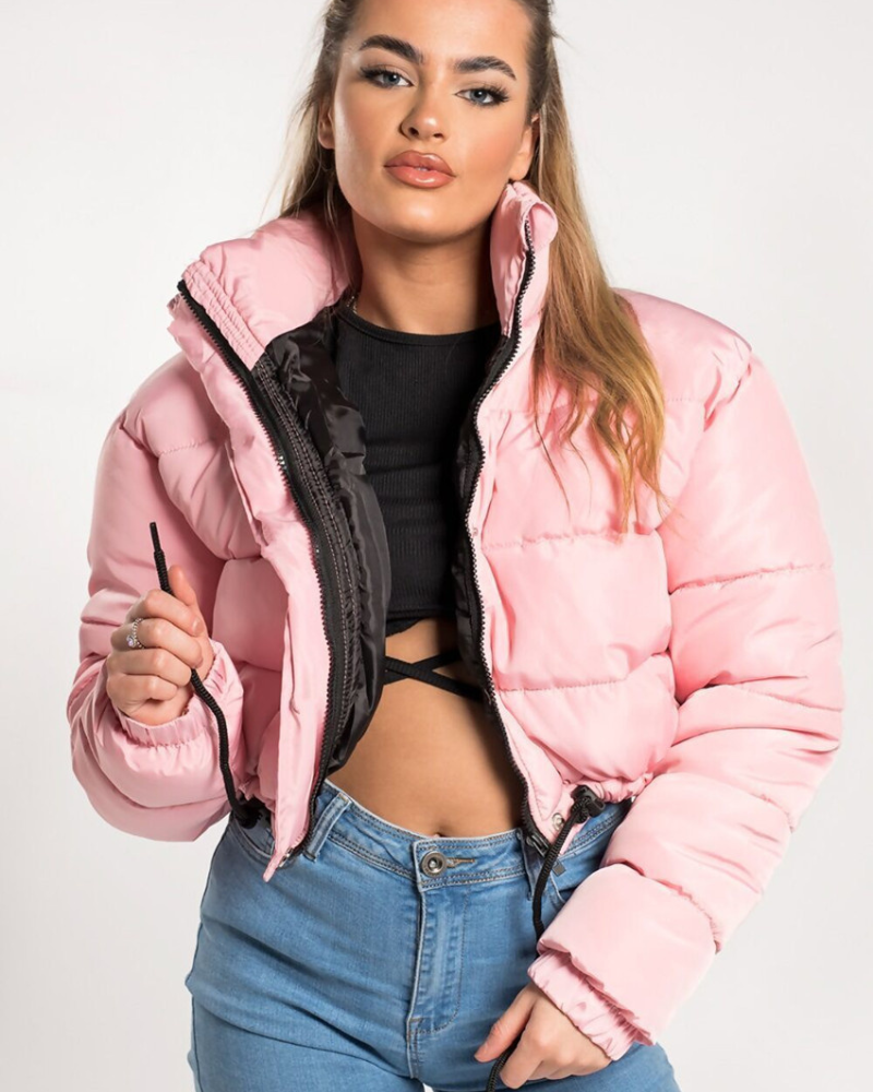 Damen Übergangsjacke Kurz Jacke | Mit Kapuze Wintertauglich