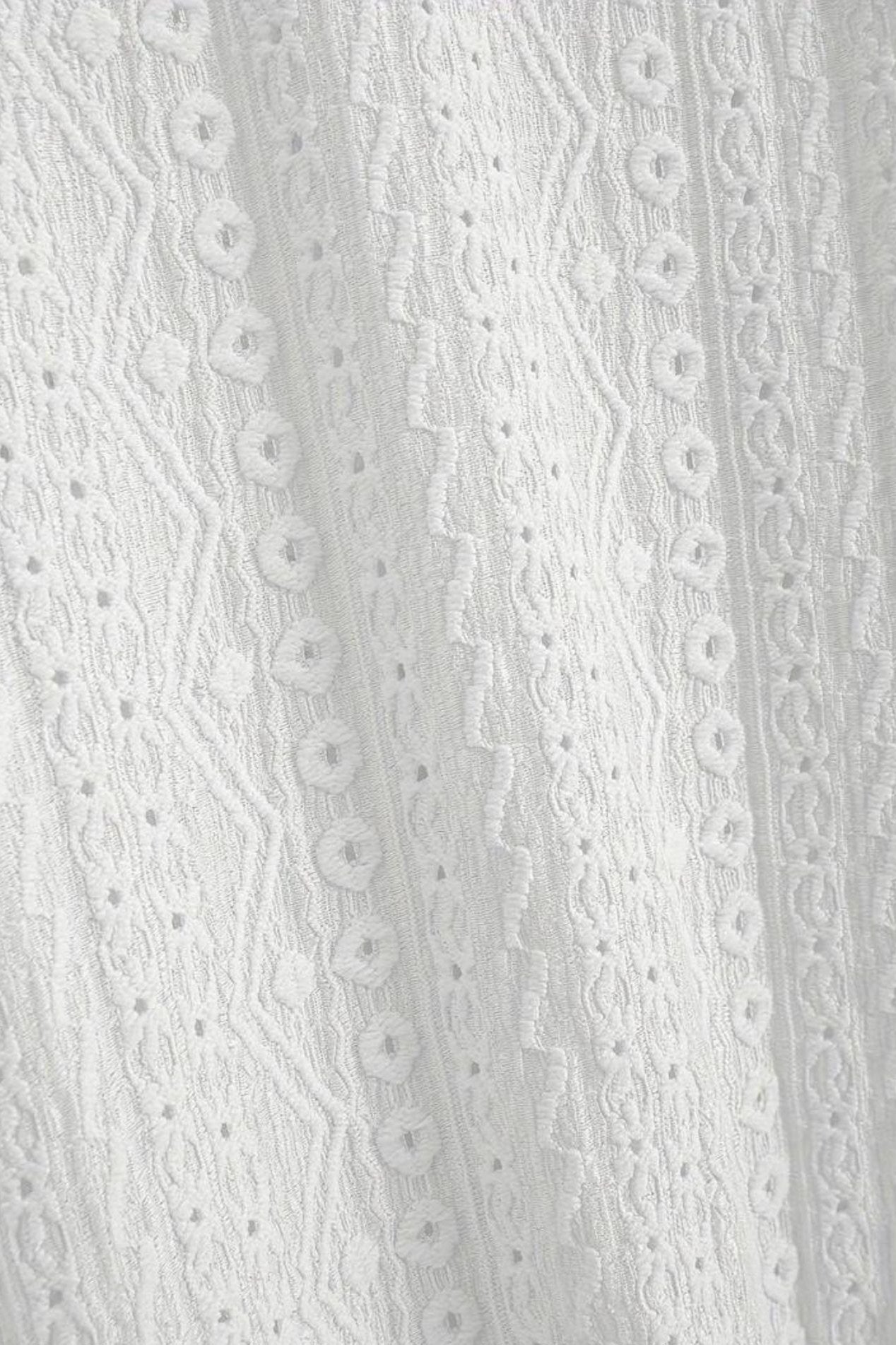 Luftiges Häkelhemd mit Kurzarm