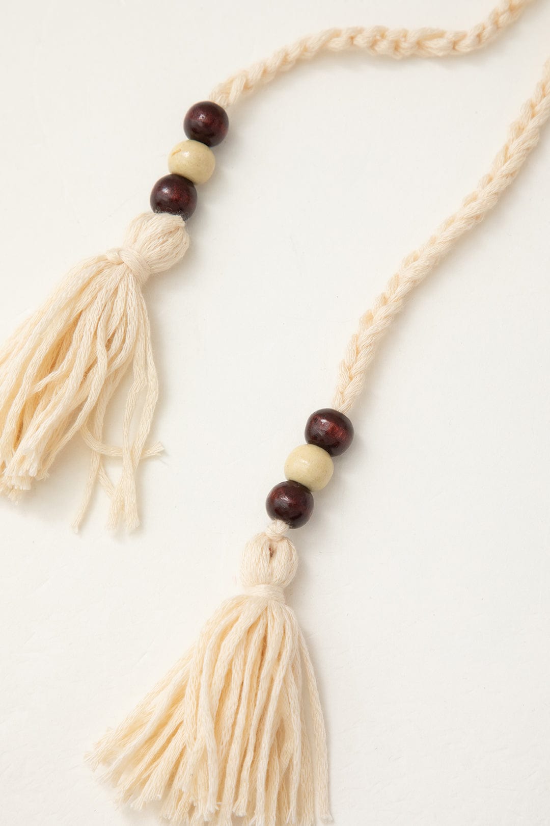 Naila | Boho-Strick-Zweiteiler mit Bustier & Shorts