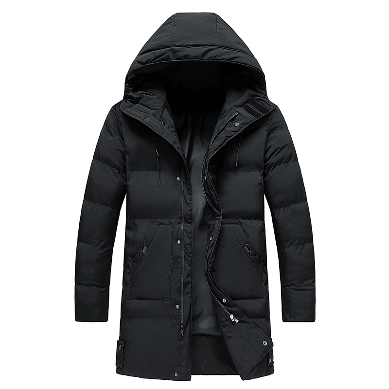 Herren Winterjacke | Gepolsterter Mantel Mit Kapuze