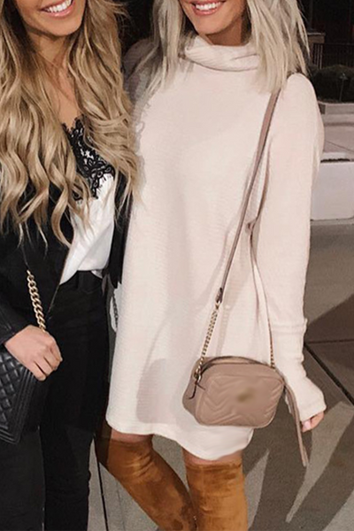 Langärmeliges Minikleid für Damen