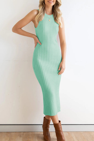 Elegantes langes ärmelloses Kleid für Damen