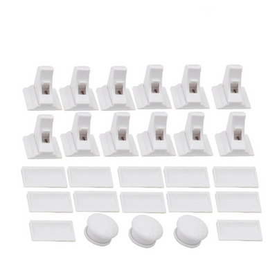 GuardPoint Snap – Unsichtbare Schrank- und Schubladenschloss – Bohrenfrei, Magnetkraft