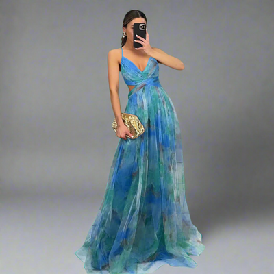 Prysentha | Elegantes Maxikleid mit fließendem Design