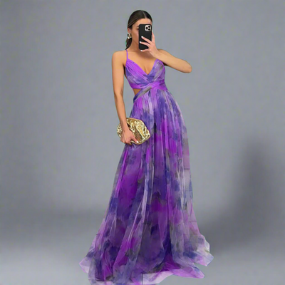 Prysentha | Elegantes Maxikleid mit fließendem Design