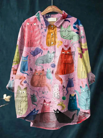 Regina | Katzen-Kunst-T-Shirt