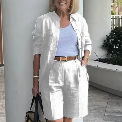 NAÏS – DAS SOMMERSET AUS CARDIGAN & SHORT FÜR STILVOLLE LÄSSIGKEIT