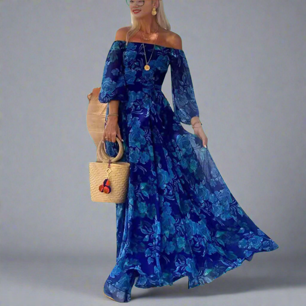 Lieberta | Boho-inspiriertes Florales Maxikleid