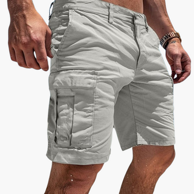 Herren Cargo-Shorts in Kniehöhe mit mehreren Taschen für den Sommer