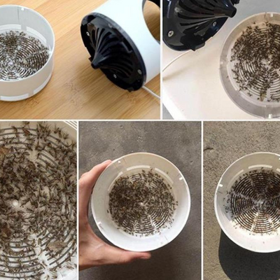 SilentTrap Elektrische Mückenfalle mit Vakuumabsaugung