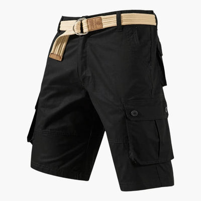 Cargoshorts mit Gürtel und Taschen - für Herren im Freizeitstil