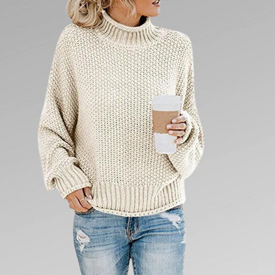 LUNA - KLASSISCHER SKANDINAVISCHER STRICKPULLOVER FÜR FRAUEN