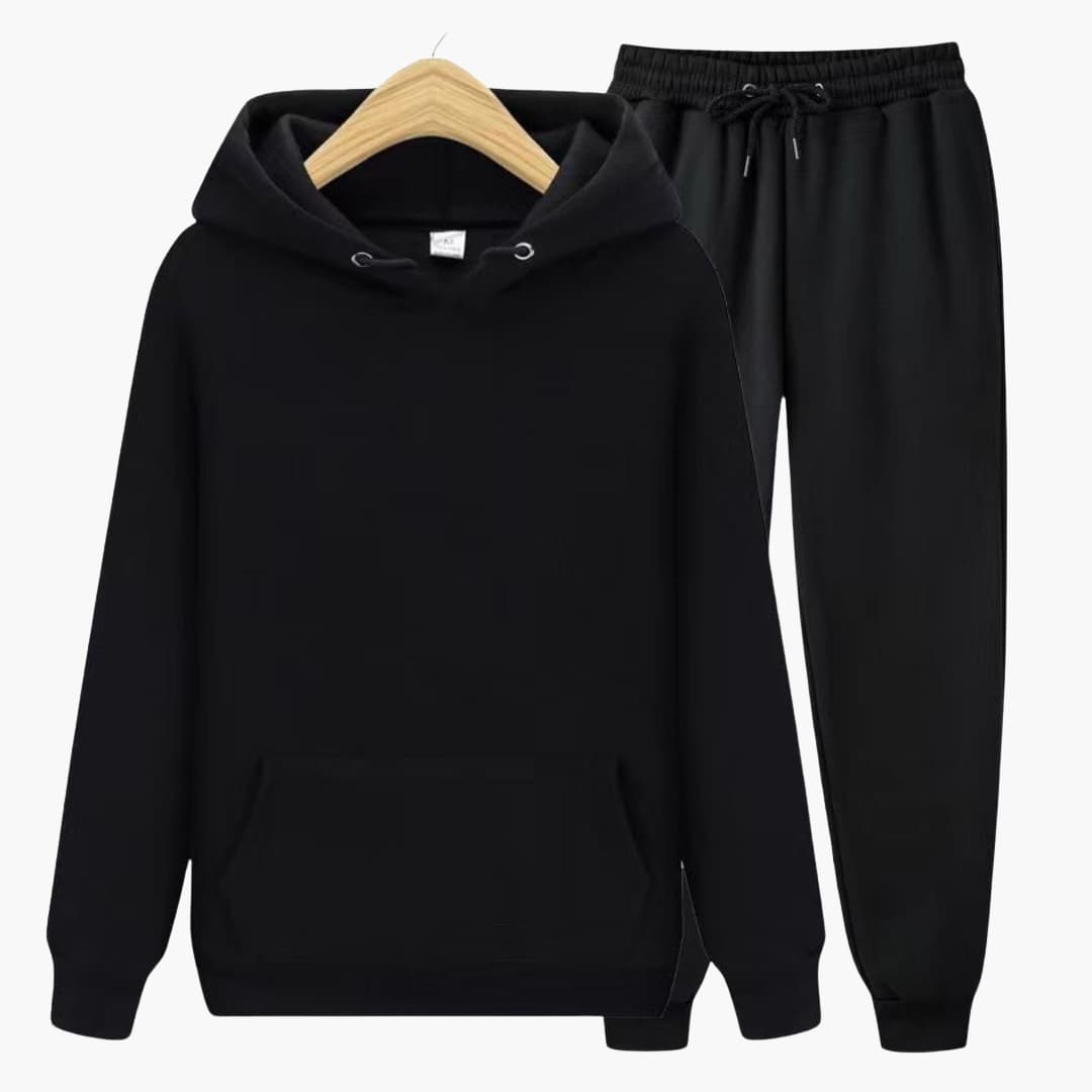 Herren Jogginganzug mit Kapuzenpullover und Bündchenhose