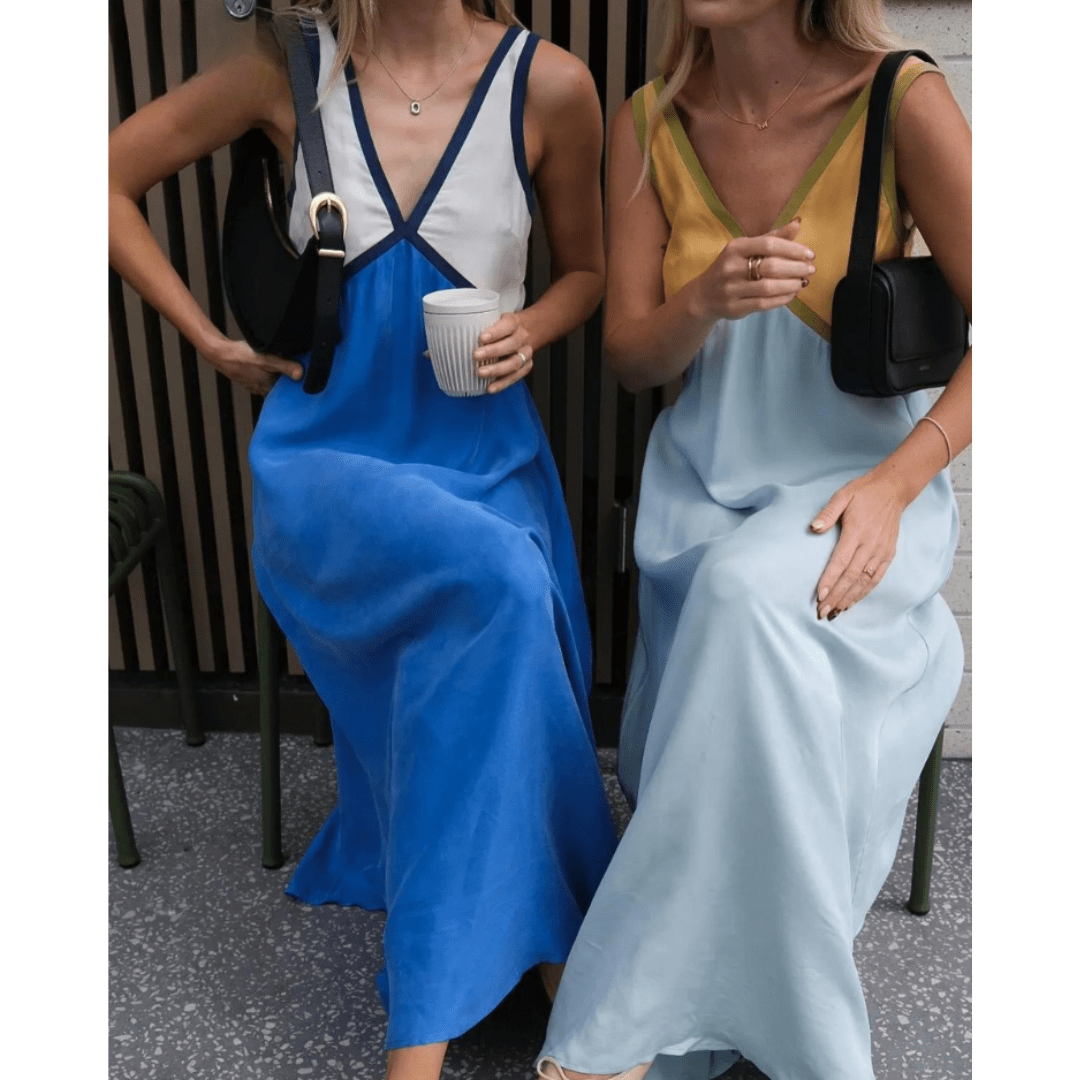 RENATA | V-AUSSCHNITT-KLEID