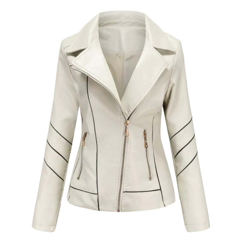 Hannie - elegante lederjacke für einen raffinierten look