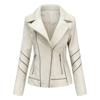 Hannie - elegante lederjacke für einen raffinierten look