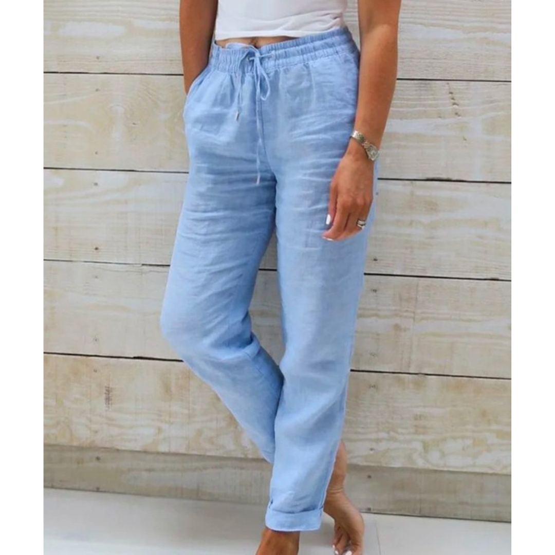 Zareen ™ |  Premium Atmungsaktive Stretch-Hosen aus Leine