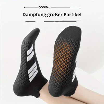 SwiftStep – Atmungsaktiv Rutschfest Streifen Sport Socken