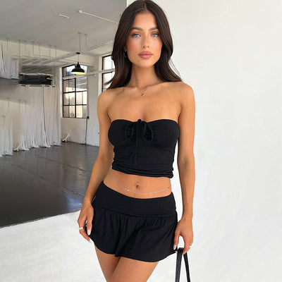 Heidi | Bustier-Ensemble und Faltenrock