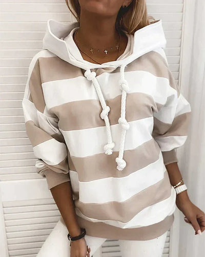 Haydée® | Modernes, lässiges gestreiftes Sweatshirt – ideal für Herbst/Winter