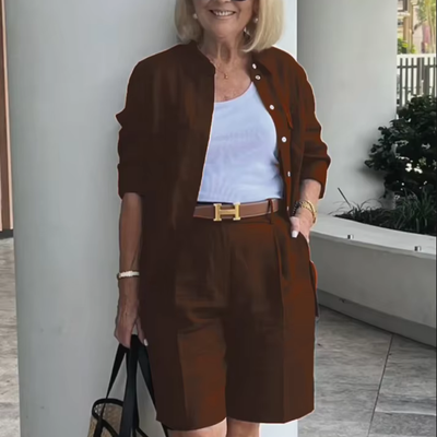 NAÏS – DAS SOMMERSET AUS CARDIGAN & SHORT FÜR STILVOLLE LÄSSIGKEIT