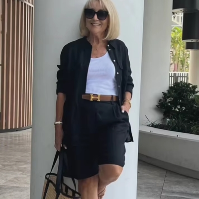 NAÏS – DAS SOMMERSET AUS CARDIGAN & SHORT FÜR STILVOLLE LÄSSIGKEIT