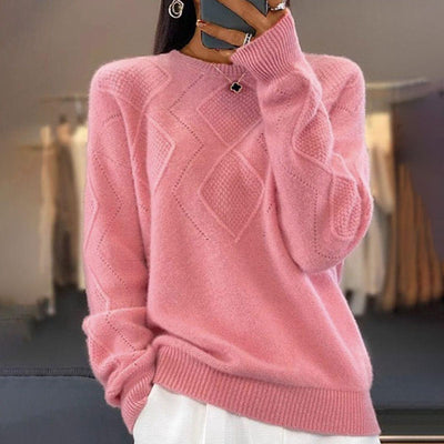 Schicker Pullover mit Rautenmuster für Damen
