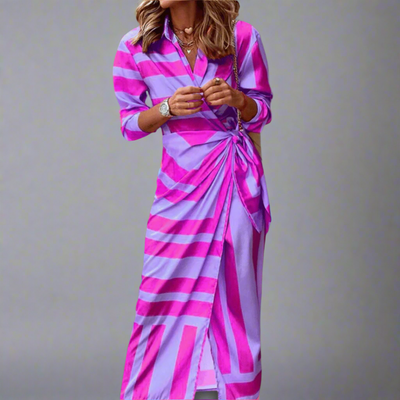 Sina | Figurbetontes Kleid mit Shirt-Design