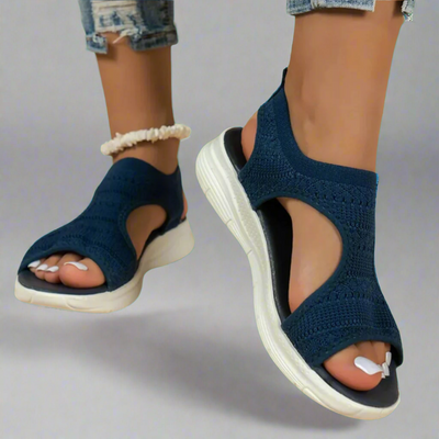 Amelie | Handcrafted Premium Material Wedge Sandals