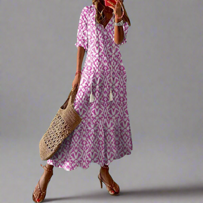 Cyratrud | Elegantes Maxikleid mit luftiger Leichtigkeit