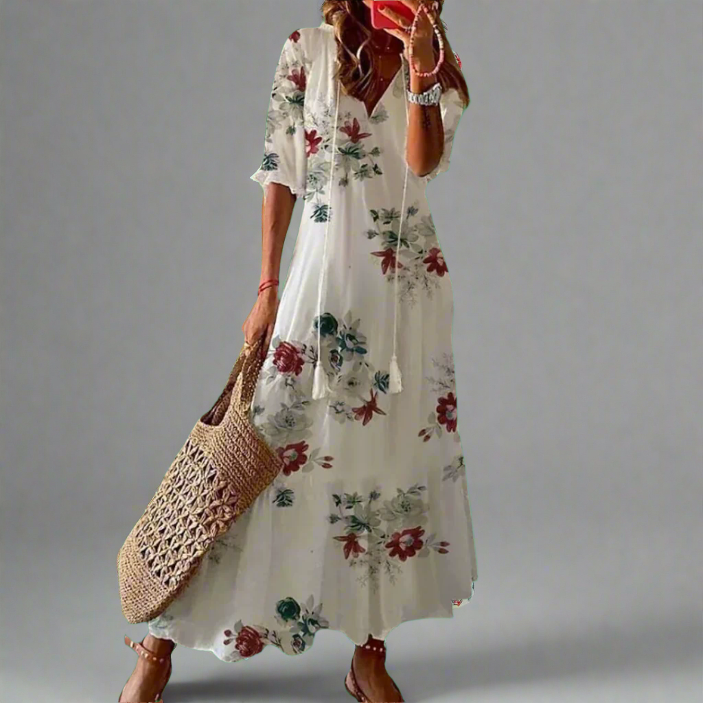 Cyratrud | Elegantes Maxikleid mit luftiger Leichtigkeit