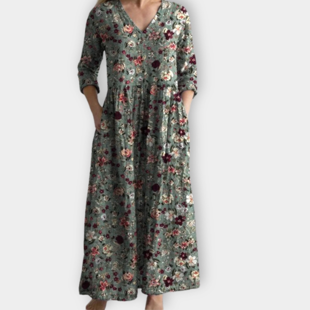 Nordea | Weiches Premiumstoff Boho Maxikleid