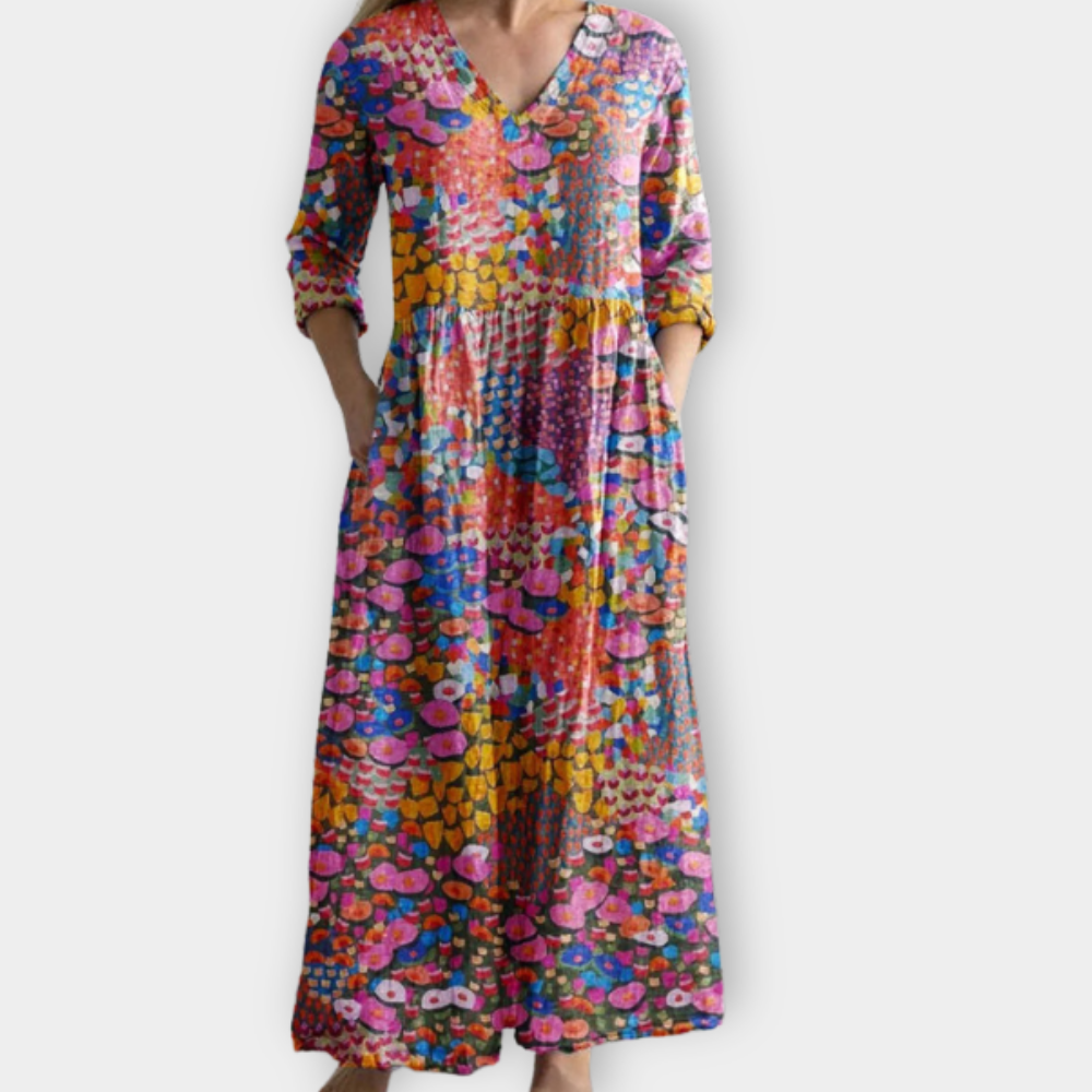 Prisanda | Weiches Premium-Boho-Maxikleid