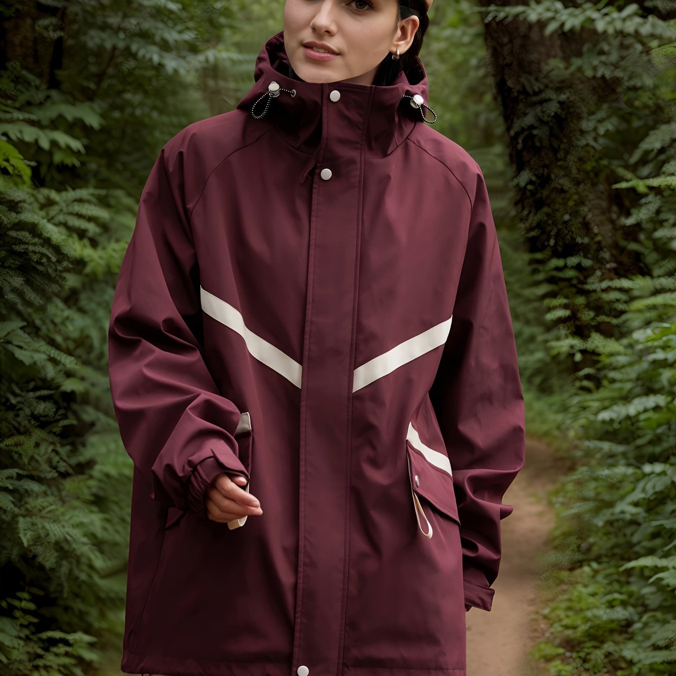 Luisa® | Leichte, wasserdichte Kapuzenjacke