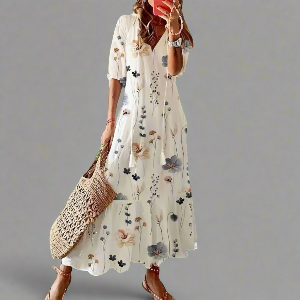 Cyratrud | Elegantes Maxikleid mit luftiger Leichtigkeit